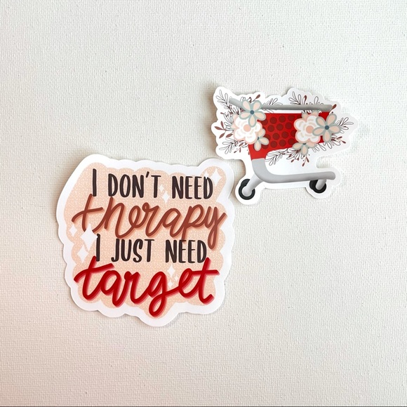 Pack of 2 Target stickers